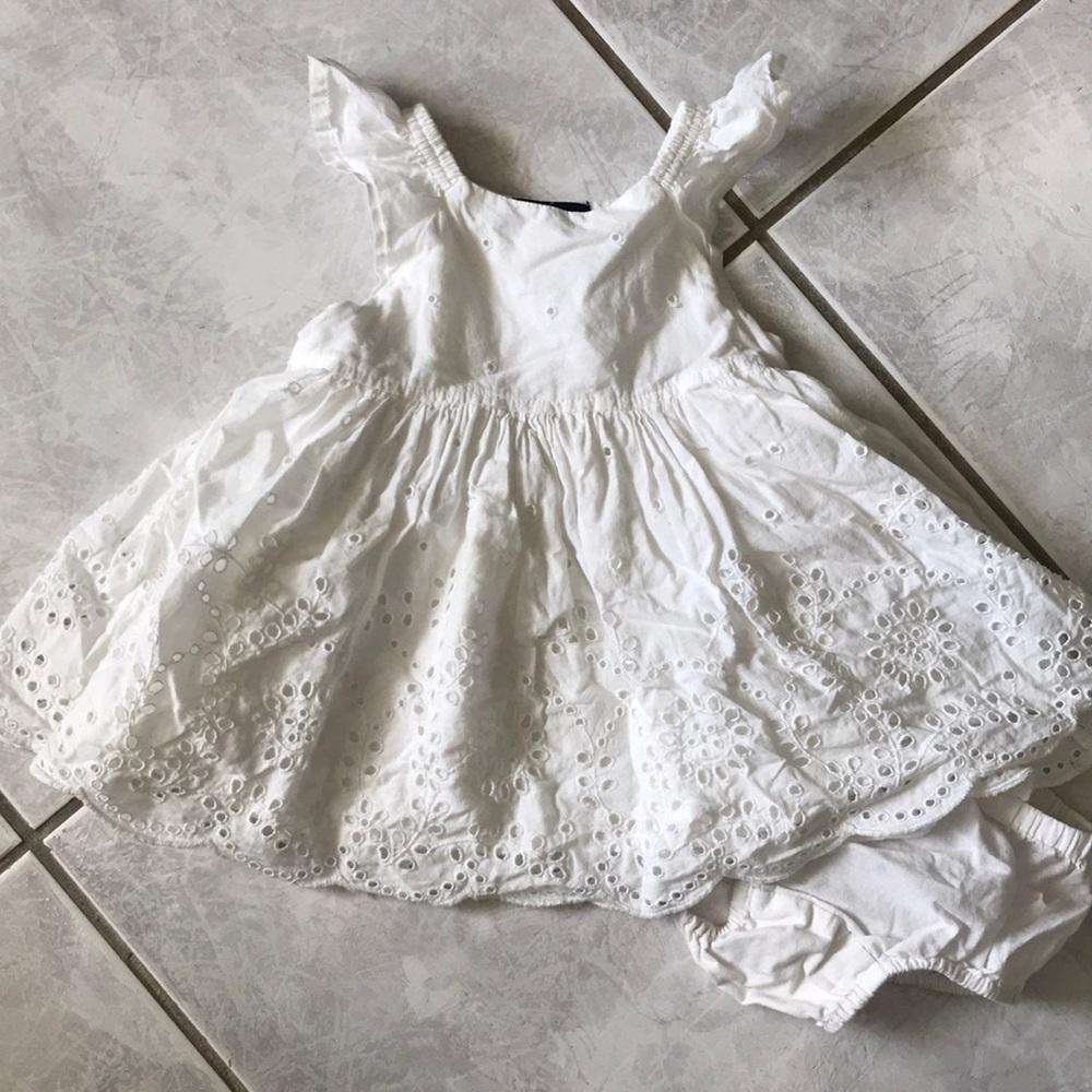*LAST CALL* GAP white eyelet dress